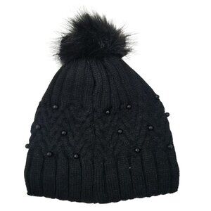 TRU FIT Womens Winter Fleece Lined Beanie Size OS‎ Color Black